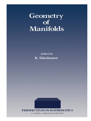 cover image of Geometry of Manifolds